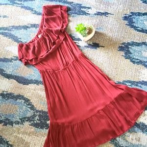 3 for $10 💖 One Shoulder Massimo Garnet dress